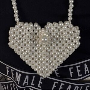 Handmade Bridal Beaded Mini Necklace Handbag